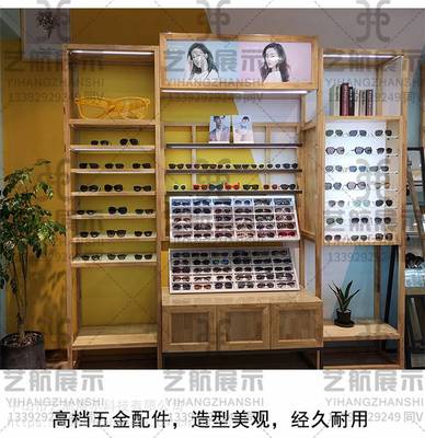 北京定制销售个性化眼镜柜台 眼镜店铺陈列